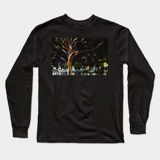 Melbourne winter nightscape Long Sleeve T-Shirt